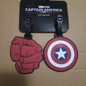 Marvel Captain America Bag Tags
